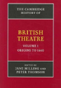 The Cambridge History Of British Theatre - Preview
