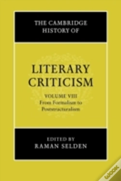 Capa do artigo The Cambridge History Of Literary Criticism: Volume 8, From Formalism To Poststructuralism