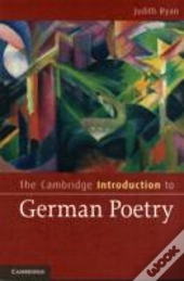 The Cambridge Introduction To German Poetry