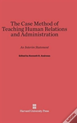 Capa do artigo The Case Method Of Teaching Human Relations And Administration