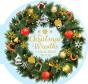 The Christmas Wreaths Colouring Book - Preview