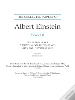 Capa do artigo The Collected Papers Of Albert Einstein, Volume 17 (Translation Supplement)