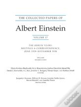 The Collected Papers Of Albert Einstein, Volume 17 (Translation Supplement)