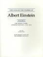 The Collected Papers Of Albert Einstein, Volume 8 (English) - Preview
