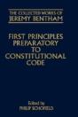 The Collected Works Of Jeremy Bentham: First Principles Preparatory To Constitutional Code - Preview