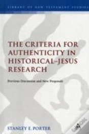 Capa do artigo The Criteria For Authenticity In Historical-Jesus Research