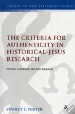 Capa do artigo The Criteria For Authenticity In Historical-Jesus Research