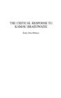 The Critical Response To Kamau Brathwaite - Preview