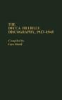 The Decca Hillbilly Discography, 1927-1945 - Preview