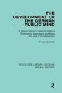 The Development Of The German Public Mind - Preview