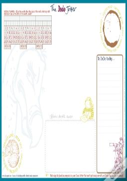 The Dodo Jotter Pad - A3 Desk Sized Jotter-Scribble-Doodle-To-Do-List-Tear-Off-Notepad