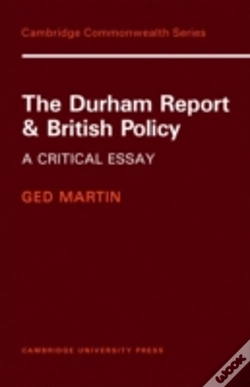 Capa do artigo The Durham Report And British Policy