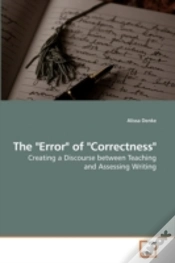 Capa do artigo The "Error" Of "Correctness"