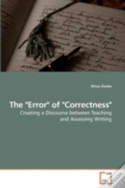 Capa do artigo The "Error" Of "Correctness"