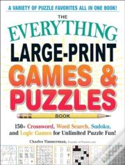 The Everything Large-Print Games & Puzzles Book