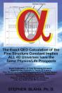 The Exact Qed Calculation Of The Fine Structure Constant Implies All 4d Universes Have The Same Physics/Life Prospects - Preview