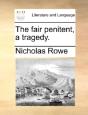 The Fair Penitent, A Tragedy. - Preview