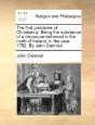 The First Principles Of Christianity. Be - Preview