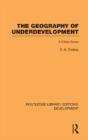 The Geography Of Underdevelopment - Preview