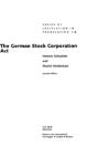 The German Stock Corporation Act - Preview