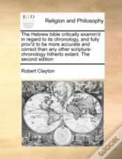 Capa do artigo The Hebrew Bible Critically Examin