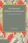 The Historical Method In Social Science