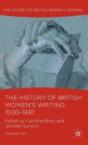 The History Of British Women'S Writing, 1500-1610 - Preview