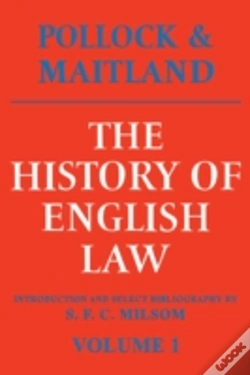 Capa do artigo The History Of English Law: Volume 1