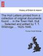 The Hull Letters Printed From A Collecti - Preview