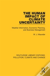 The Human Impact Of Climate Uncertainty