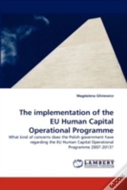 Capa do artigo The Implementation Of The Eu Human Capital Operational Programme