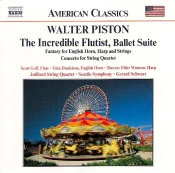 Capa do artigo The Incredible Flutist / Fantasy For English Horn, Harp And Strings / Concerto For String Quartet - CD
