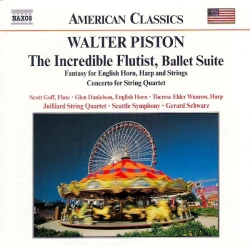 Capa do artigo The Incredible Flutist / Fantasy For English Horn, Harp And Strings / Concerto For String Quartet - CD