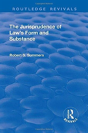 The Jurisprudence Of Law'S Form And Substance - Preview
