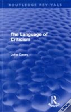 Capa do artigo The Language Of Criticism (Routledge Revivals)