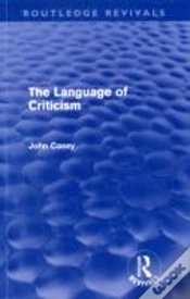 Capa do artigo The Language Of Criticism (Routledge Revivals)