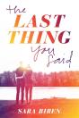 The Last Thing You Said - Preview