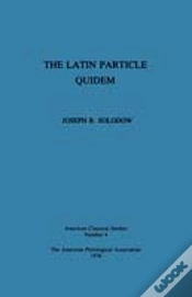 Capa do artigo The Latin Particle Quidem