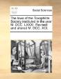 The Laws Of The Toxophilite Society Inst - Preview