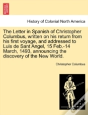 Capa do artigo The Letter In Spanish Of Christopher Col