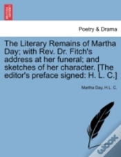 Capa do artigo The Literary Remains Of Martha Day; With