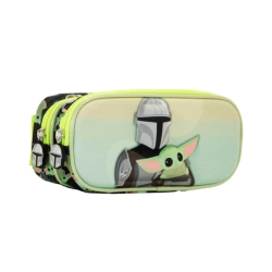 Capa do artigo The Mandalorian Eyes Estojo Duplo 3D, Azul