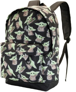Capa do artigo The Mandalorian Grogu Mochila HS FAN, Cinza
