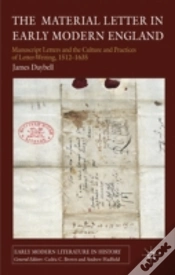 Capa do artigo The Material Letter In Early Modern England