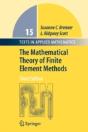 The Mathematical Theory Of Finite Element Methods - Preview