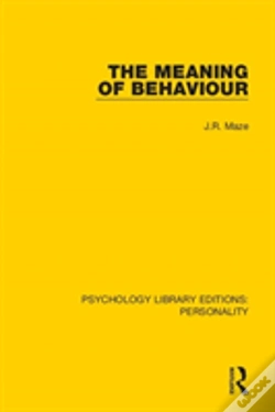 Capa do artigo The Meaning Of Behaviour