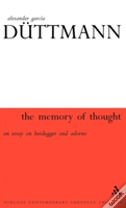 Capa do artigo The Memory Of Thought