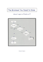 The Minimum You Need To Know About Logic To Work In It - Preview