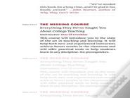 The Missing Course