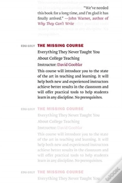 Capa do artigo The Missing Course